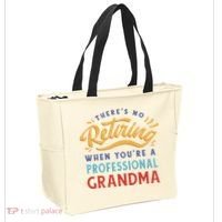 No Retiring Professional Grandma Funny Gift Tote Bag thumb 2