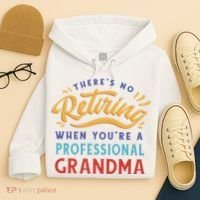 No Retiring Professional Grandma Funny Gift Hoodie thumb 4