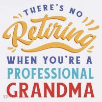 No Retiring Professional Grandma Funny Gift Apron thumb 3