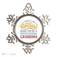 No Retiring Professional Grandma Funny Gift Ornament thumb 0