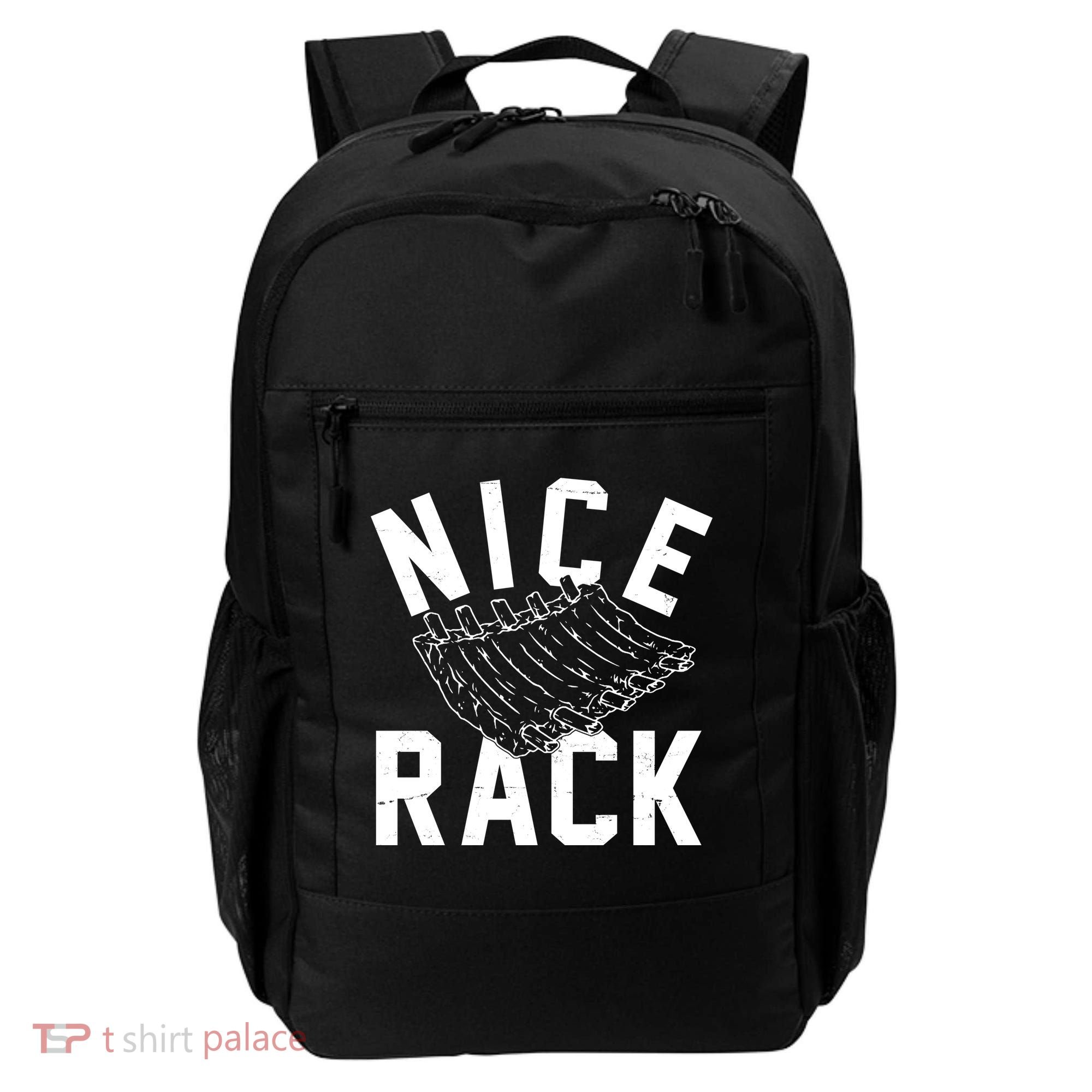 Nice Rack Ribs Bbq Lover Funny Backpack