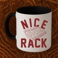 Nice Rack Ribs Bbq Lover Funny Coffee Mug thumb 2