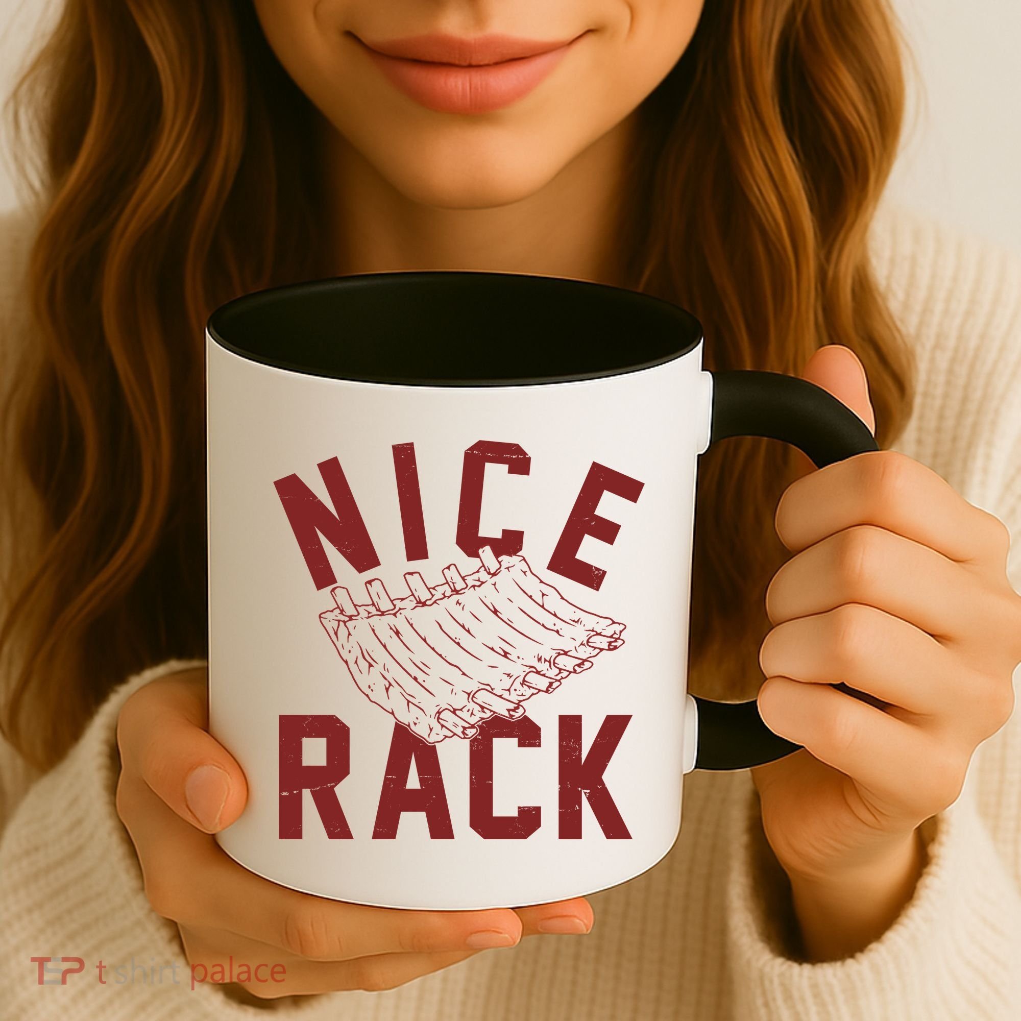 Nice Rack Ribs Bbq Lover Funny Coffee Mug