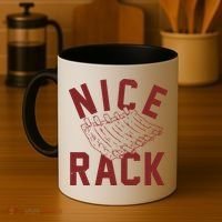 Nice Rack Ribs Bbq Lover Funny Coffee Mug thumb 4