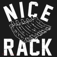 Nice Rack Ribs Bbq Lover Funny Coaster thumb 2