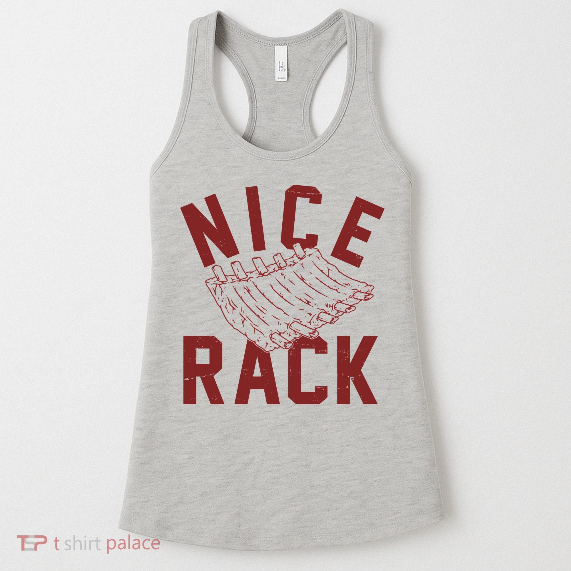 Nice Rack Ribs Bbq Lover Funny Women's Tank Top