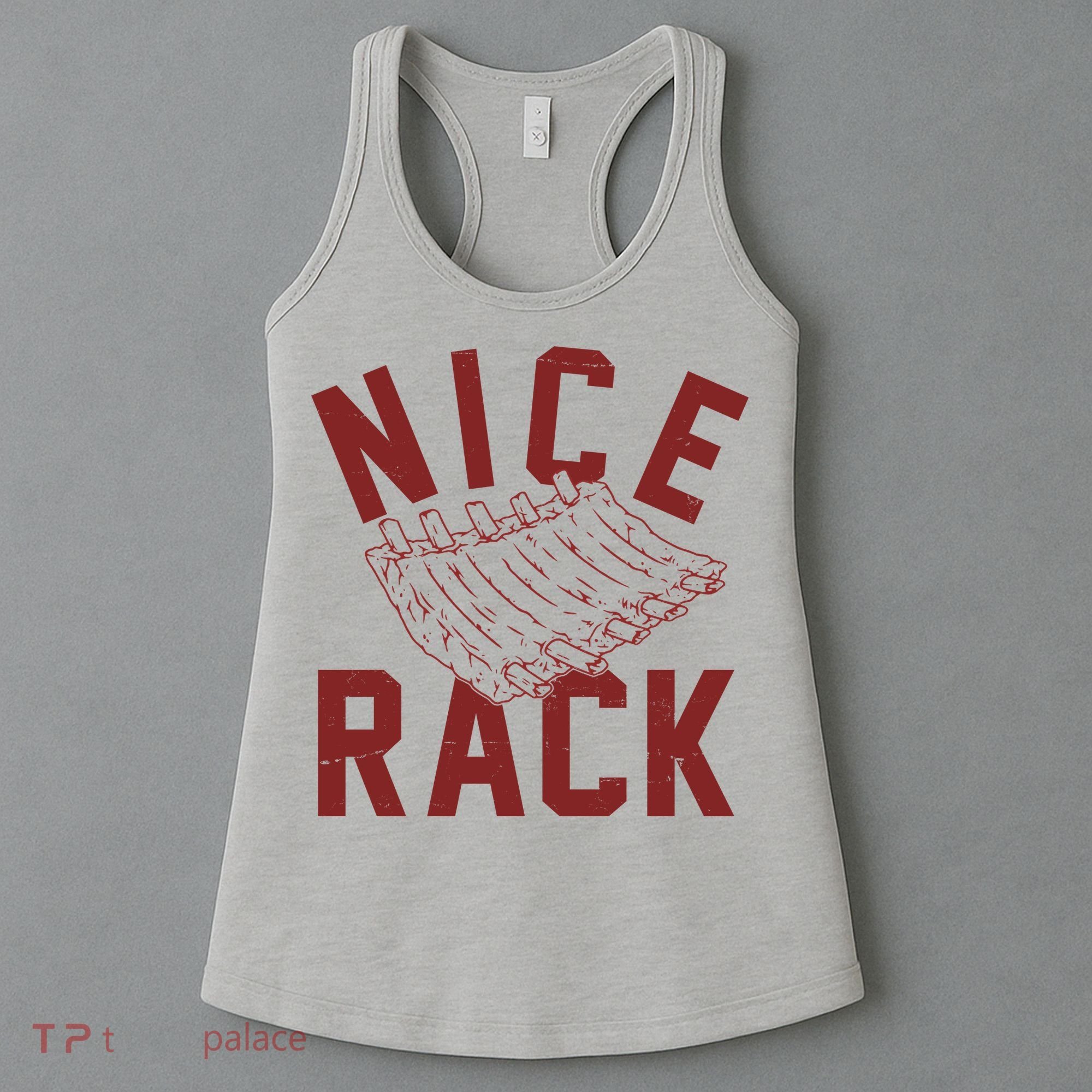 Nice Rack Ribs Bbq Lover Funny Women's Tank Top