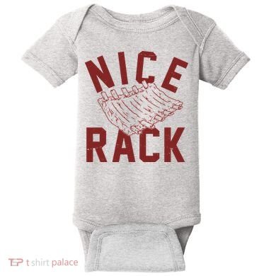 Nice Rack Ribs Bbq Lover Funny Baby Bodysuit