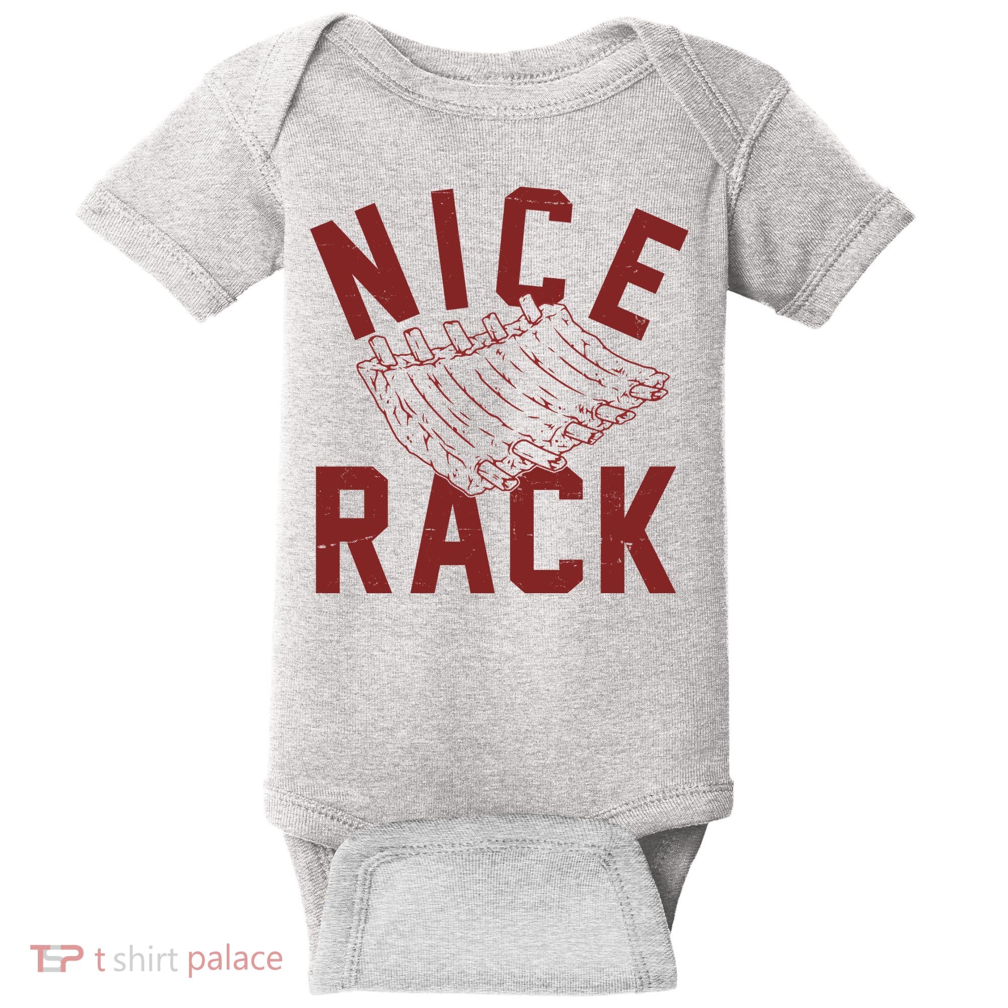Nice Rack Ribs Bbq Lover Funny Baby Bodysuit