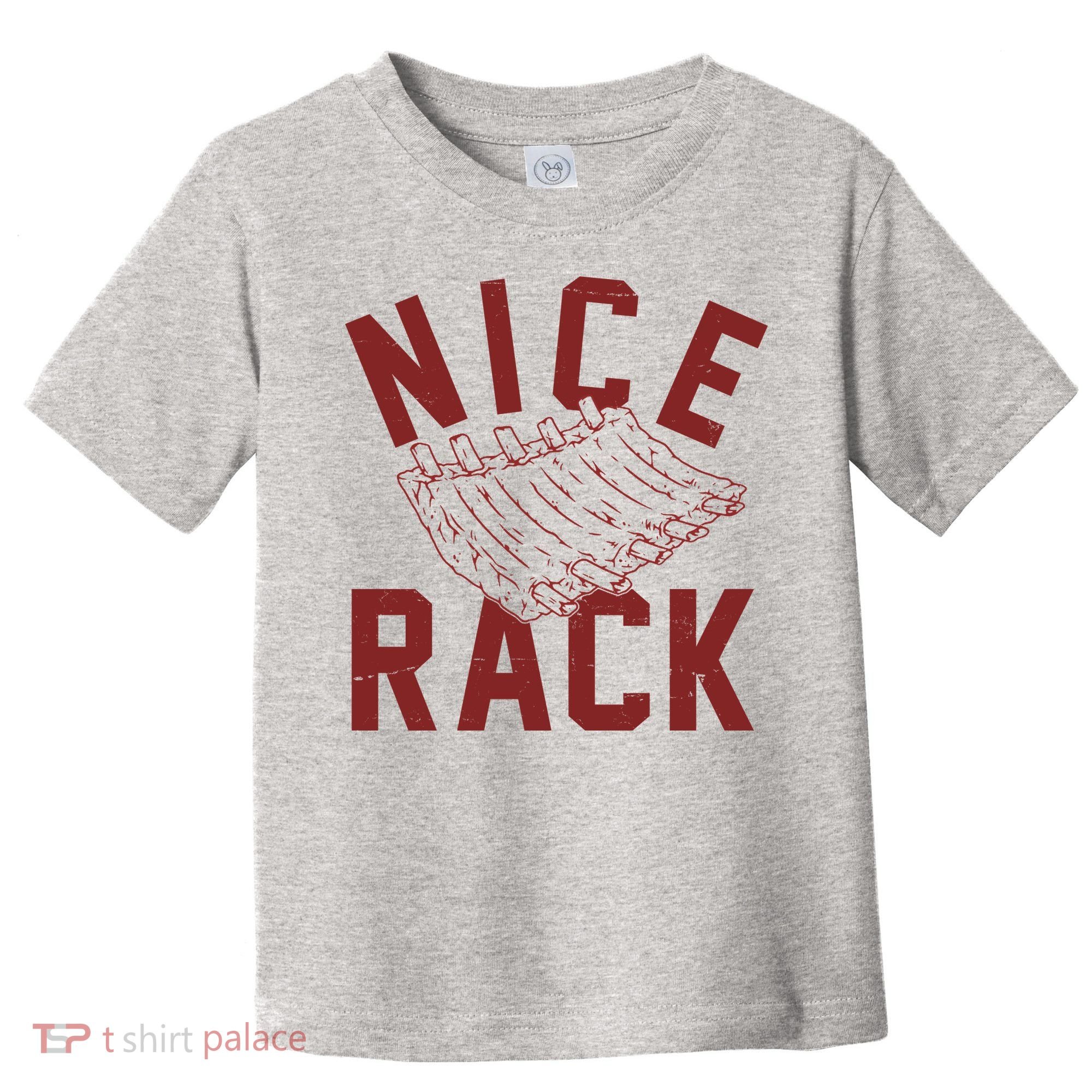 Nice Rack Ribs Bbq Lover Funny Toddler T-Shirt