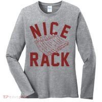 Nice Rack Ribs Bbq Lover Funny Women's Long Sleeve Shirt thumb 0