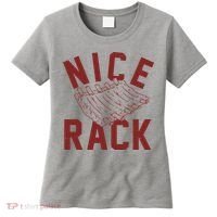 Nice Rack Ribs Bbq Lover Funny Women's T-Shirt thumb 0