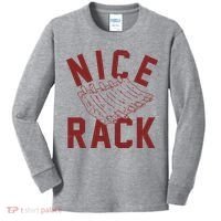 Nice Rack Ribs Bbq Lover Funny Kids Long Sleeve Shirt thumb 0