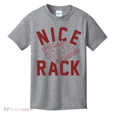 Nice Rack Ribs Bbq Lover Funny Kids T-Shirt