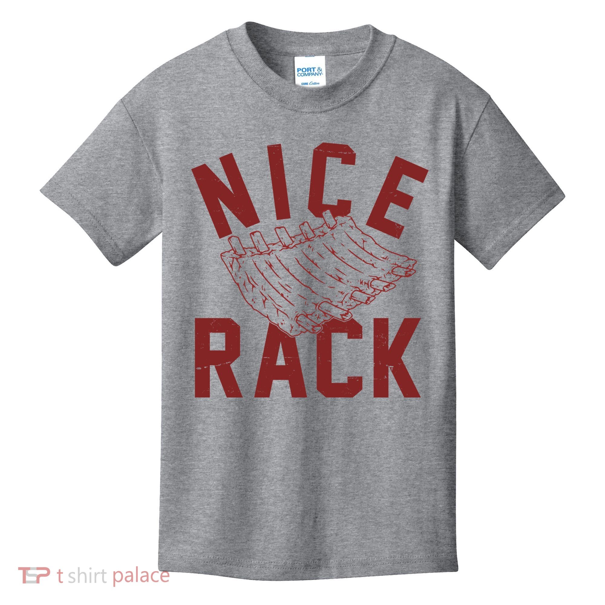 Nice Rack Ribs Bbq Lover Funny Kids T-Shirt