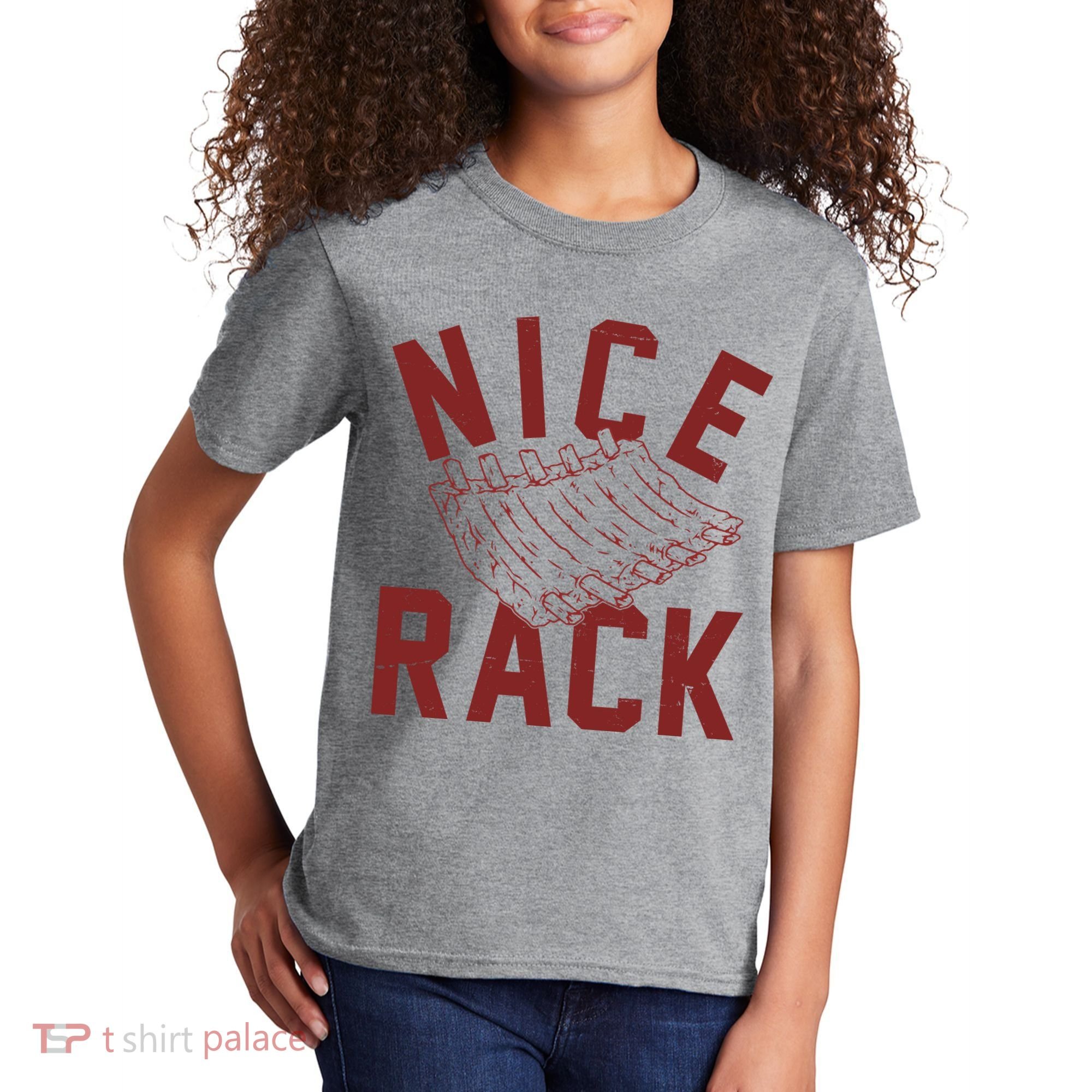 Nice Rack Ribs Bbq Lover Funny Kids T-Shirt