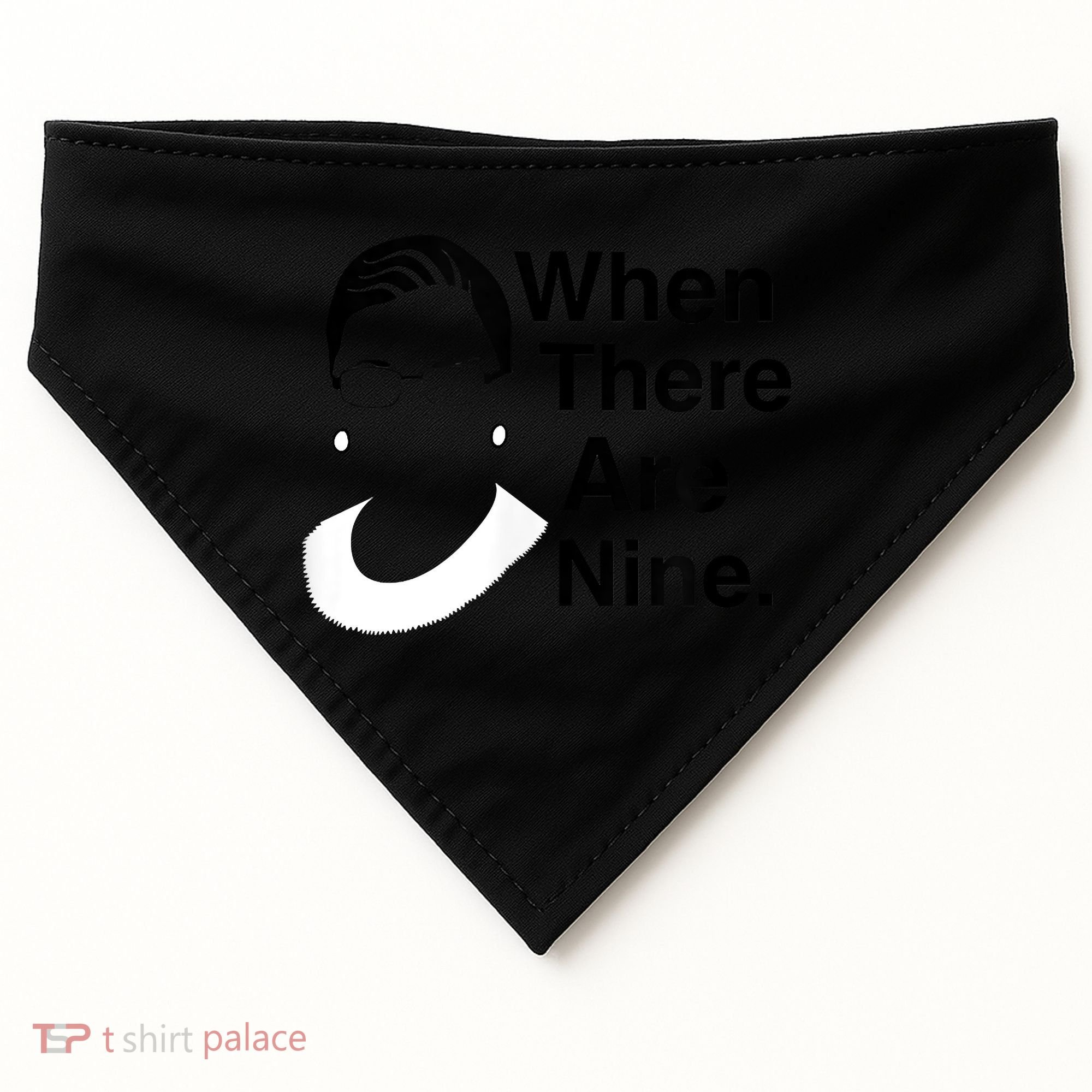 Notorious RBG Ruth Bader Ginsburg When There Are Nine USA-Made Doggie Bandana