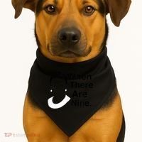 Notorious RBG Ruth Bader Ginsburg When There Are Nine USA-Made Doggie Bandana thumb 1