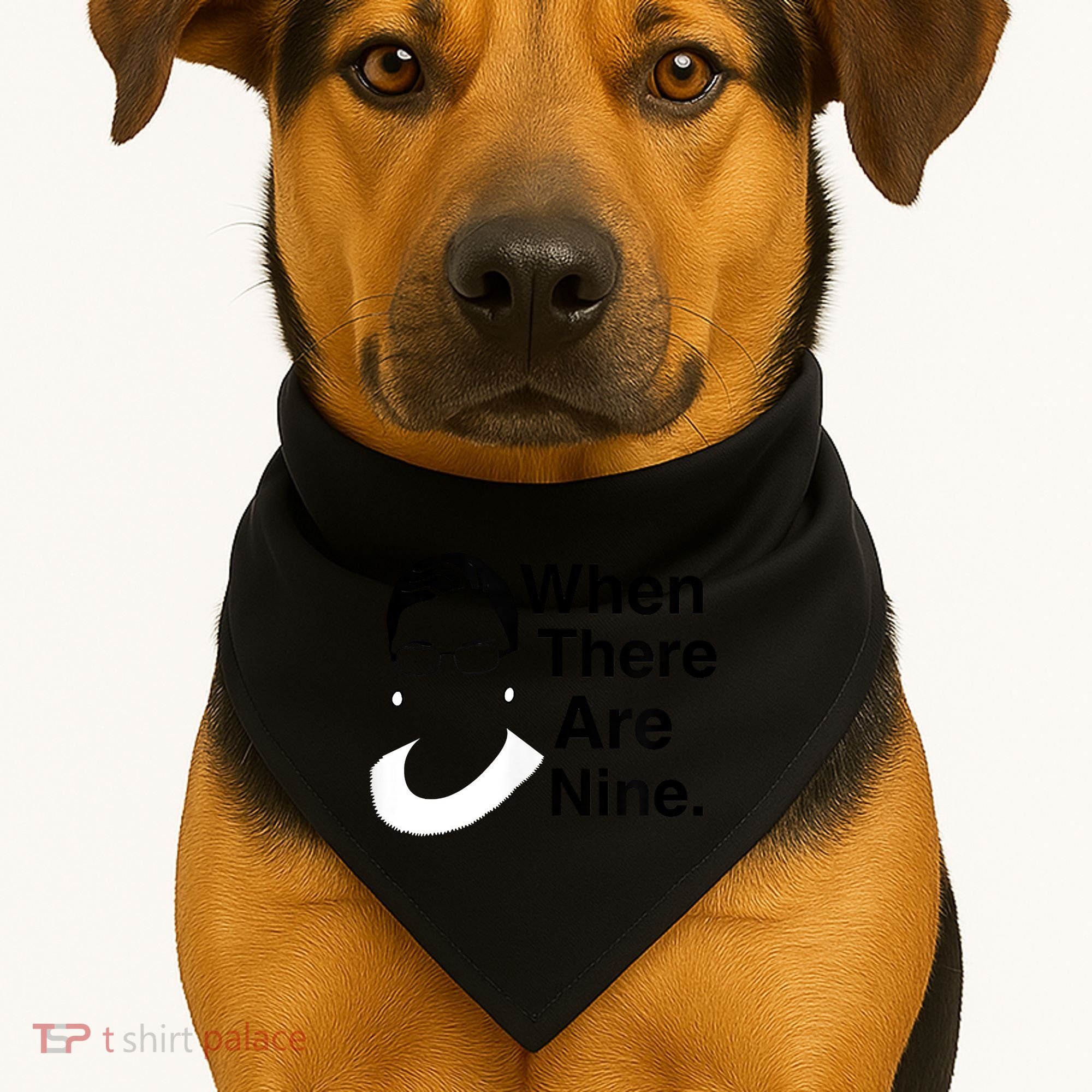 Notorious RBG Ruth Bader Ginsburg When There Are Nine USA-Made Doggie Bandana