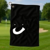 Notorious RBG Ruth Bader Ginsburg When There Are Nine Golf Towel thumb 1