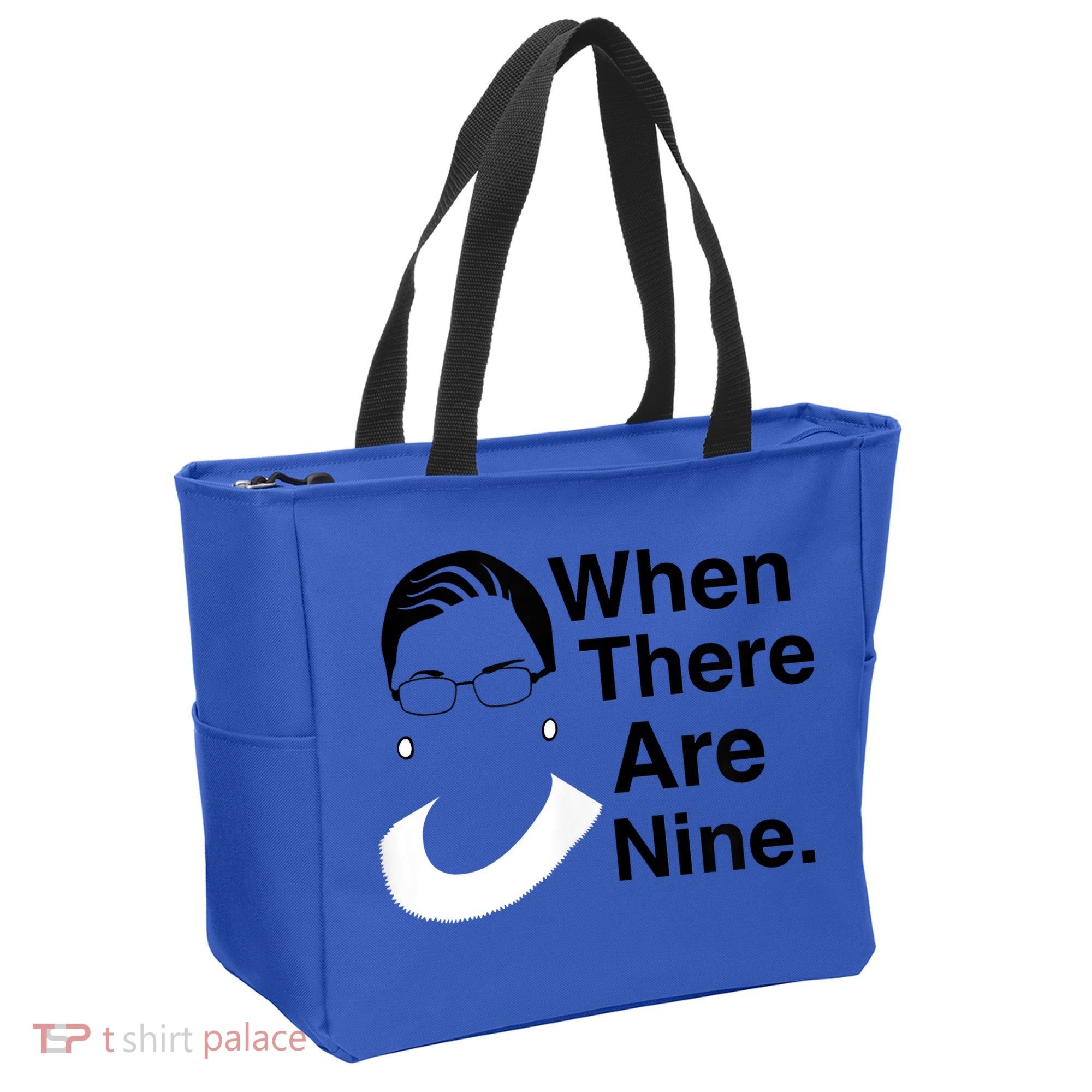 Notorious RBG Ruth Bader Ginsburg When There Are Nine Tote Bag