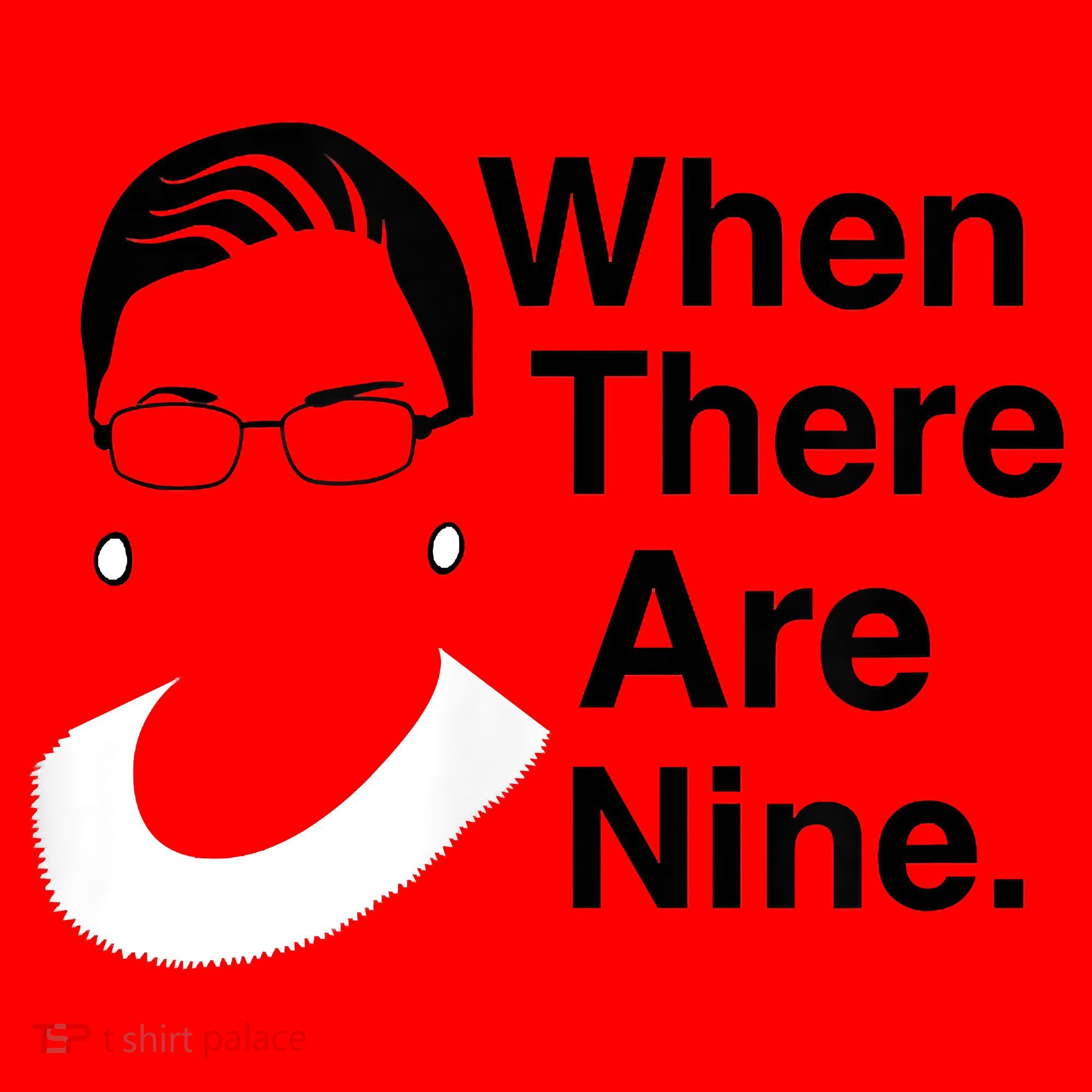 Notorious RBG Ruth Bader Ginsburg When There Are Nine Santa Hat
