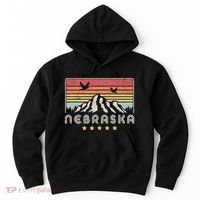 Nebraska . Retro Style Ne Usa Hoodie thumb 0