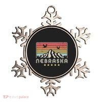 Nebraska . Retro Style Ne Usa Ornament thumb 0