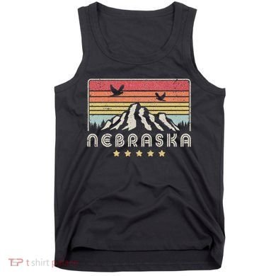 Nebraska . Retro Style Ne Usa Tank Top