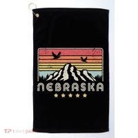 Nebraska . Retro Style Ne Usa Golf Towel thumb 0