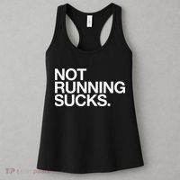 NOT RUNNING SUCKS Funny Runner Jogging Jogger Fitness Race Women's Tank Top thumb 3