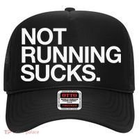 NOT RUNNING SUCKS Funny Runner Jogging Jogger Fitness Race Hat thumb 0