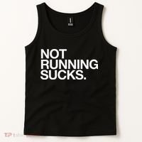 NOT RUNNING SUCKS Funny Runner Jogging Jogger Fitness Race Tank Top thumb 2