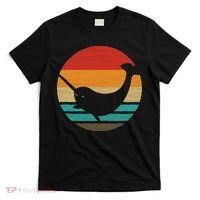 Narwhal Retro Style Vintage T-Shirt thumb 0