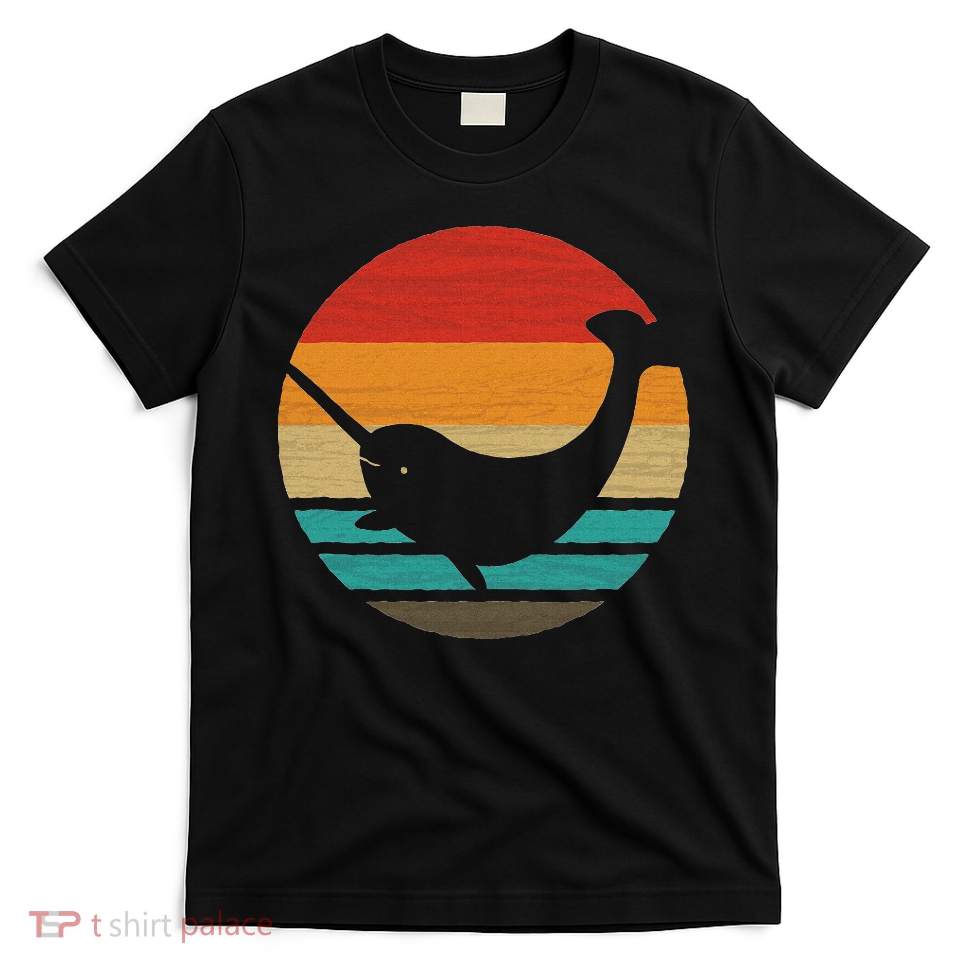 Narwhal Retro Style Vintage T-Shirt