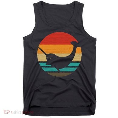 Narwhal Retro Style Vintage Tank Top