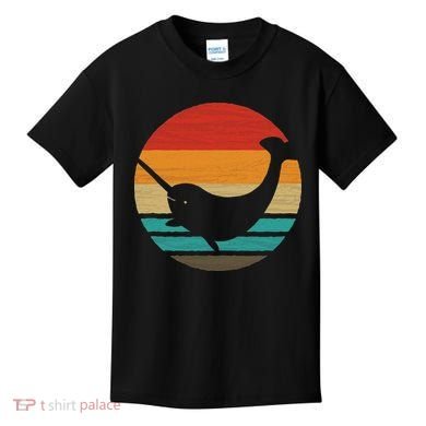 Narwhal Retro Style Vintage Kids T-Shirt