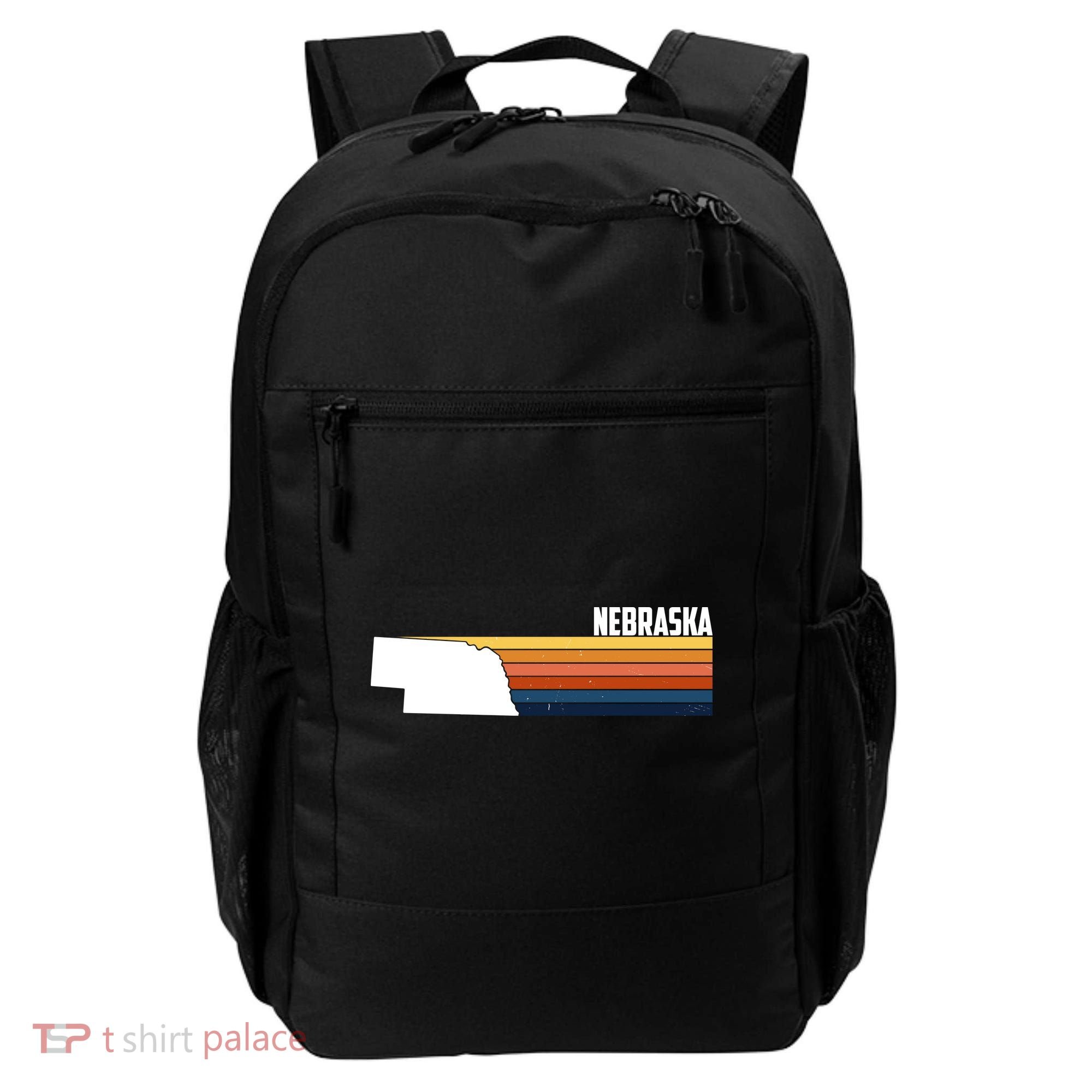 Nebraska Retro United States Backpack
