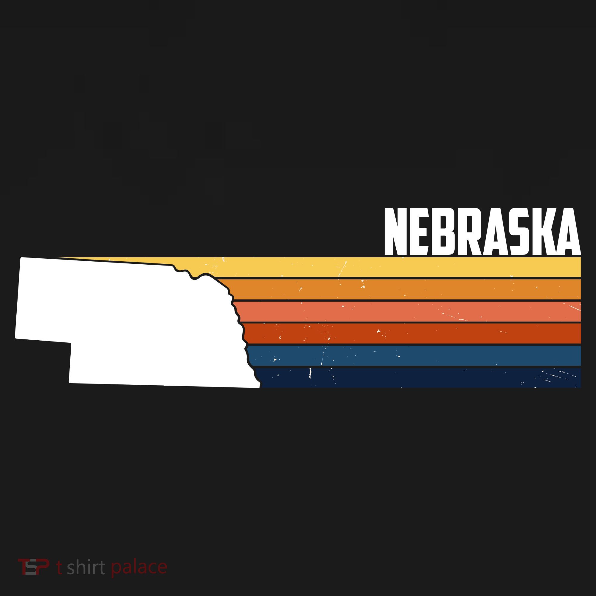Nebraska Retro United States Tote Bag