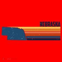Nebraska Retro United States Santa Hat thumb 1