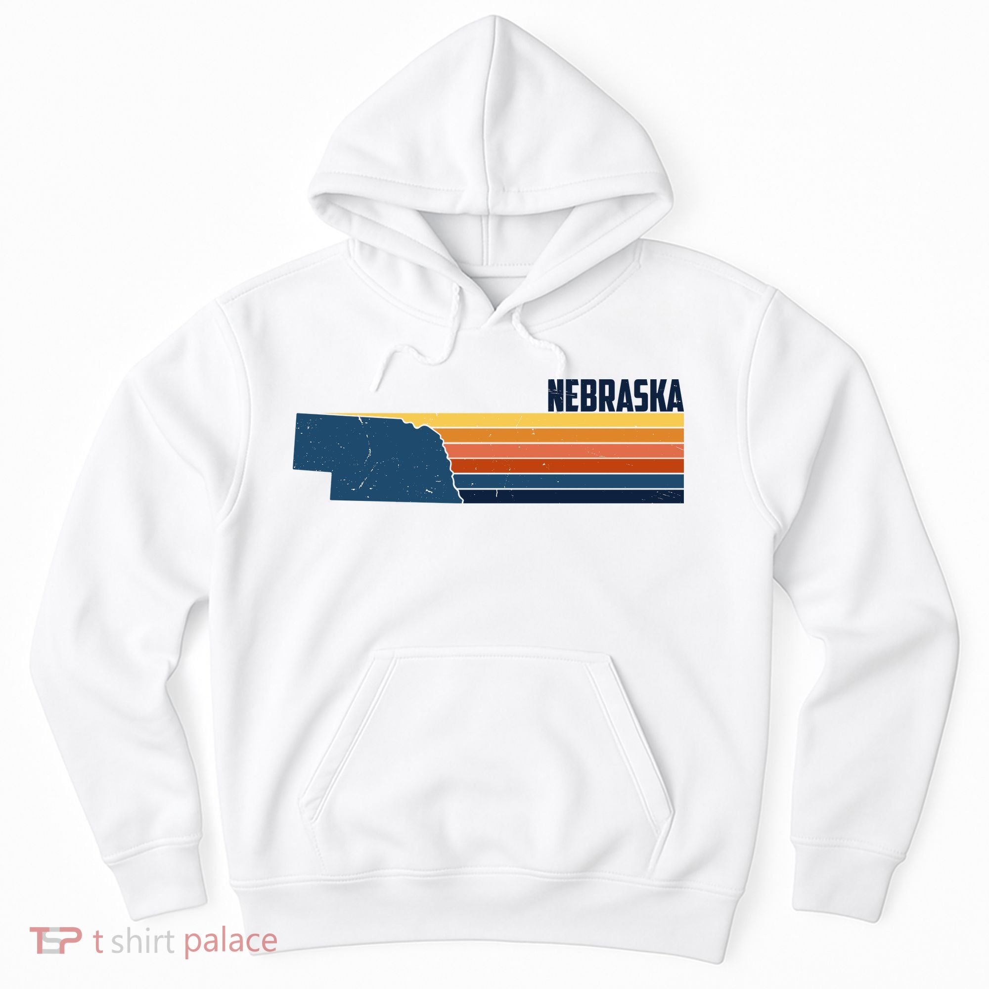 Nebraska Retro United States Hoodie
