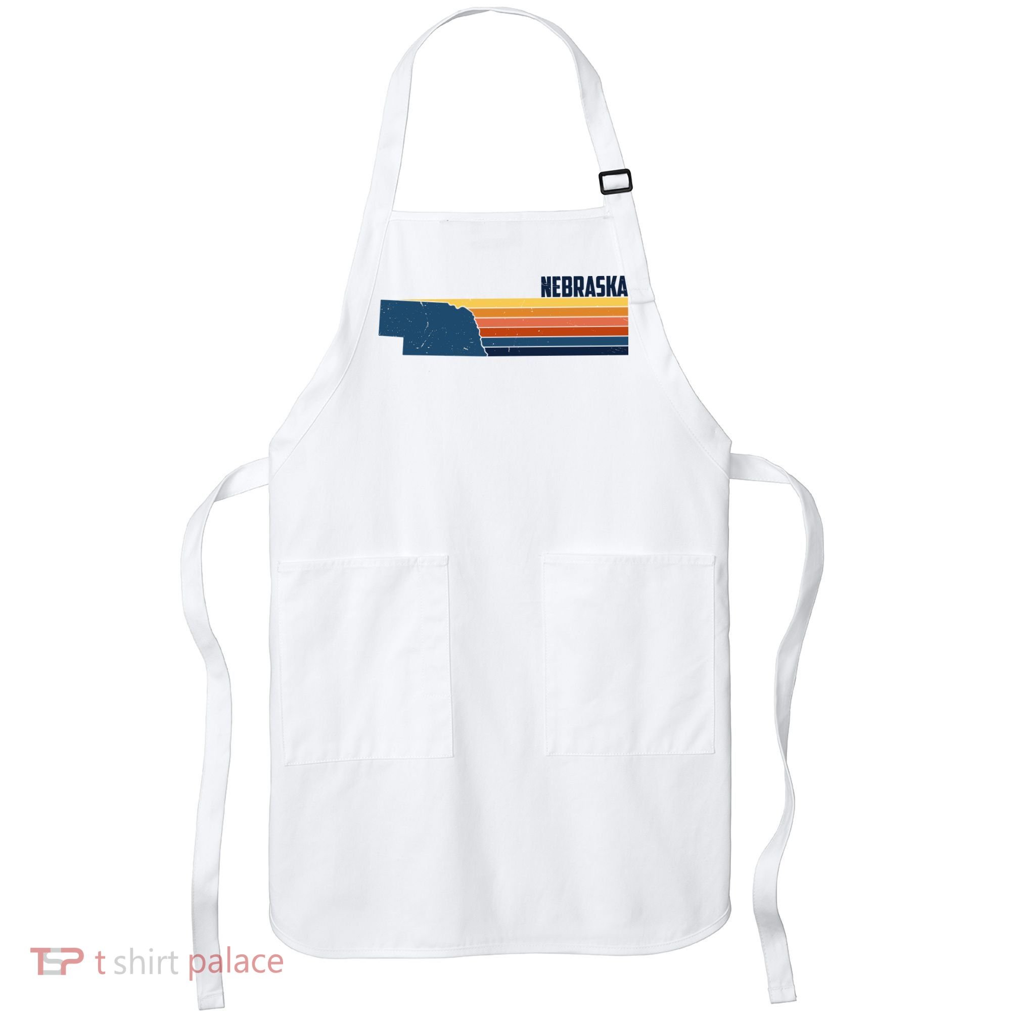 Nebraska Retro United States Apron
