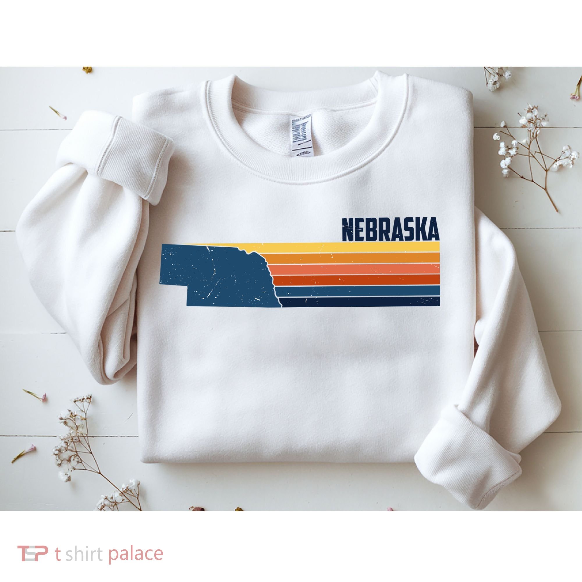 Nebraska Retro United States Sweatshirt