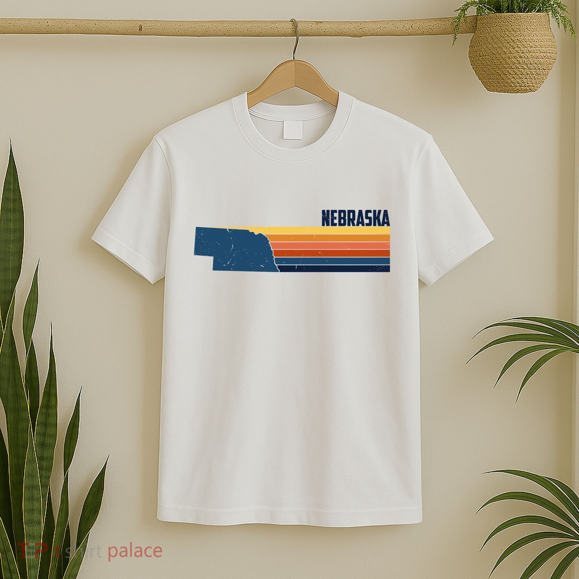 Nebraska Retro United States T-Shirt