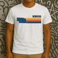 Nebraska Retro United States T-Shirt thumb 3