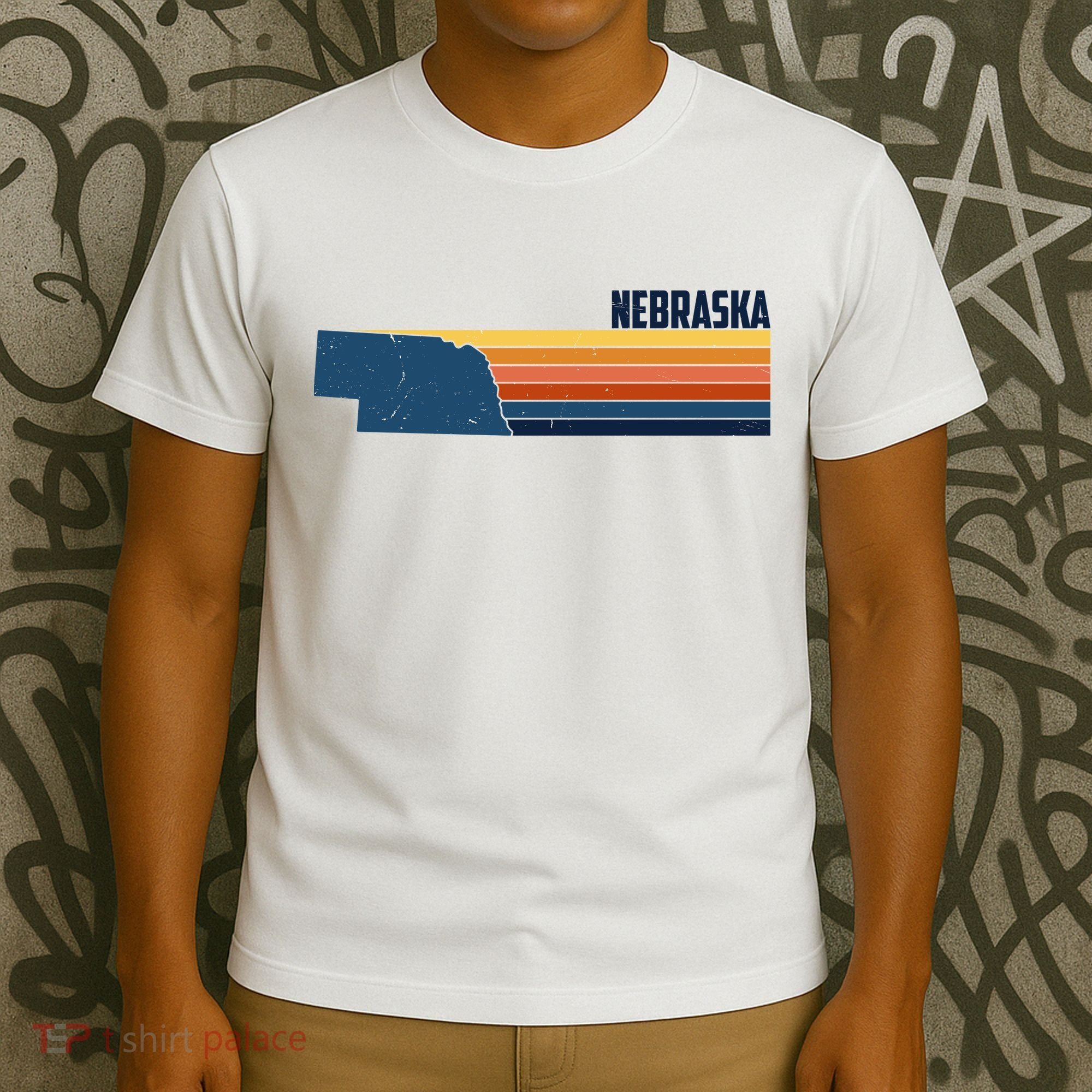 Nebraska Retro United States T-Shirt