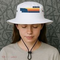 Nebraska Retro United States Bucket Hat thumb 3