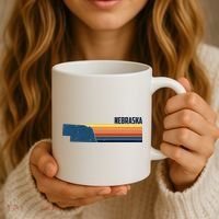 Nebraska Retro United States Coffee Mug thumb 3