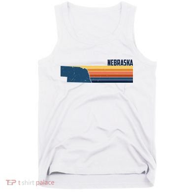 Nebraska Retro United States Tank Top