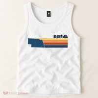 Nebraska Retro United States Tank Top thumb 2